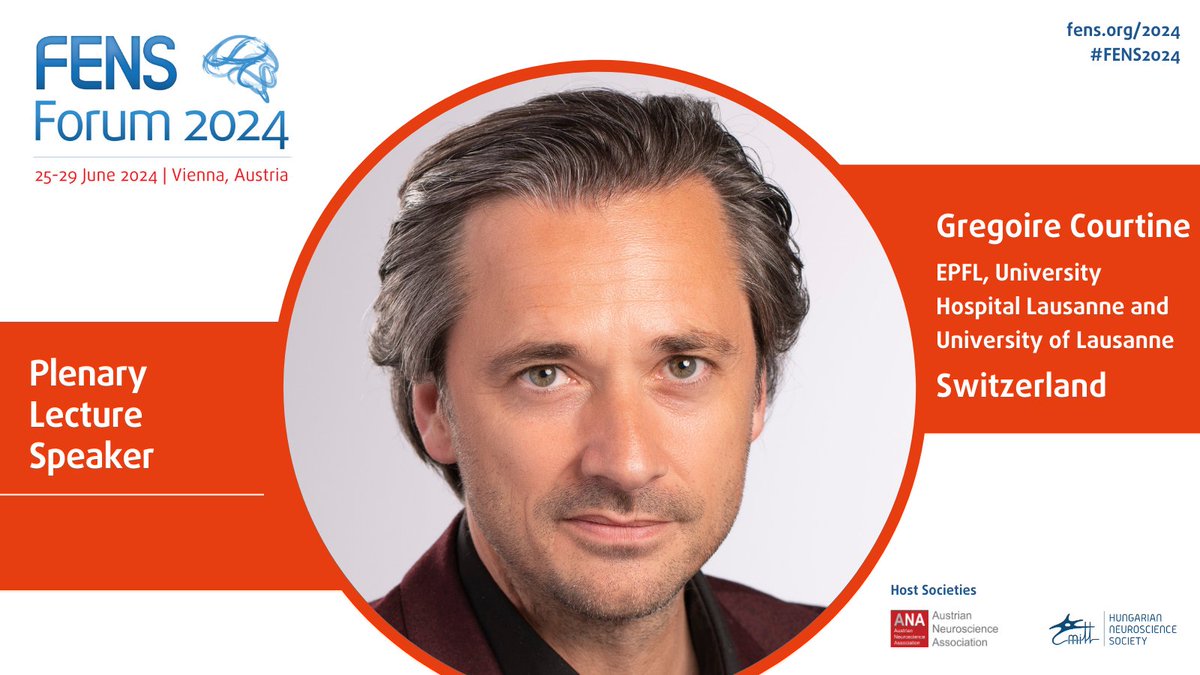 Meet #FENS2024 Plenary Speaker Gregoire Courtine (CH)!

A groundbreaking #neuroscientist and pioneer in #bioengineering. His work at <a href="/_NeuroRestore/">NeuroRestore.swiss</a>  has led to remarkable advancements in restoring #neurological functions.

More: loom.ly/Q_m95o8
<a href="/gcourtine/">G Courtine</a>  <a href="/EPFL_en/">EPFL</a>