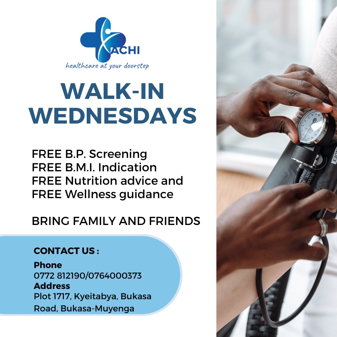 Who is most affected by NCD's and effects of global warming? The elderly. Take advantage of our free Wednesday check-ups for BP, BMI and nutrition.  <a href="/PLOS/">PLOS</a>
<a href="/DrDNamara/">Daphine Namara Arinaitwe</a>
<a href="/UsaamaSsewa/">Usaama Ssewankambo</a>
<a href="/NCDCgov/">NCDC</a>
<a href="/NIH/">NIH</a>
<a href="/FlyingDoctorsNG/">FlyingDoctorsNigeria</a>
@UCBerkeleySPH
<a href="/YaleSPH/">Yale School of Public Health</a>
<a href="/MinofHealthUG/">Ministry of Health- Uganda</a>
<a href="/WHO/">World Health Organization (WHO)</a>
<a href="/Kassaga4UG/">Kassaga James Arinaitwe</a>