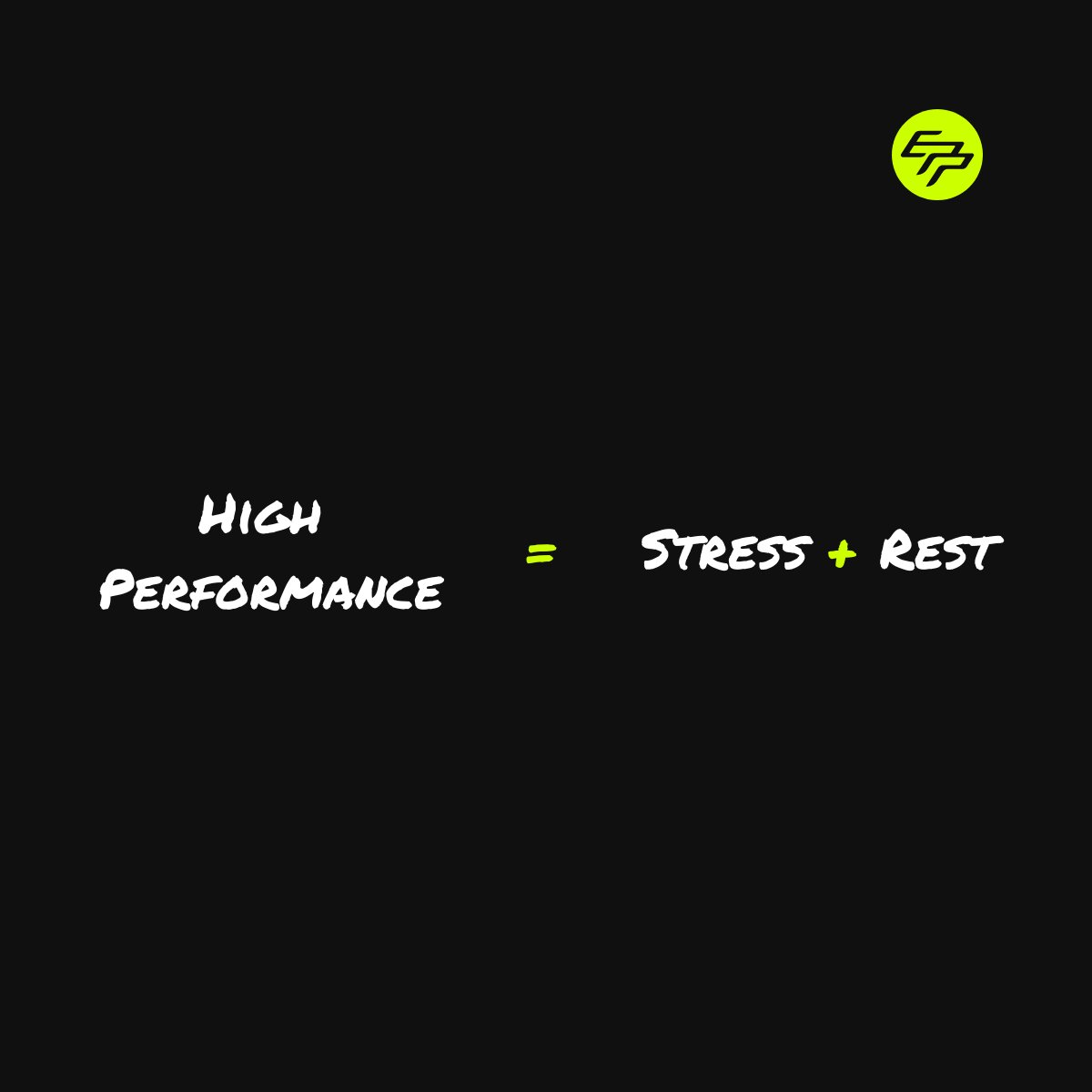 High Performance = Stress + Rest, from David Osgathorp @ Red Bull Racing.  It resonated with us, given how often this topic comes up in our conversations and the importance of recognising and managing your energy to effectively lead others. #SportsIndustry #LeadershipDevelopment