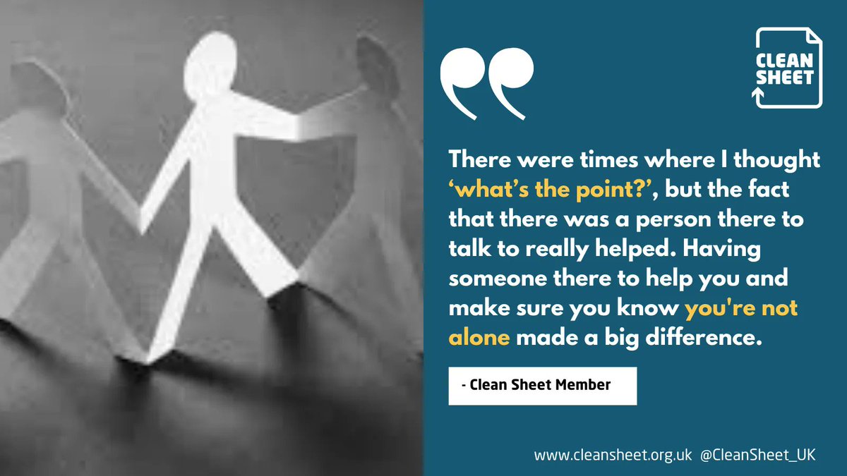 CleanSheet_UK's tweet image. Clean Sheet provide emotional and practical support to people with convictions. 
#giveachance
#buildafuture
#practicalsupport