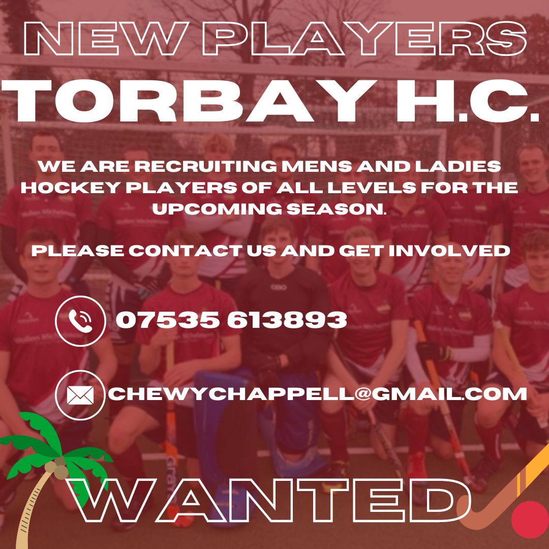 thenakedkeeper's tweet photo. @TorbayHockey_ looking for new players for the upcoming season @DevonHockey @HockeyWestUK @EnglandHockey https://t.co/CcoRXSIPHs