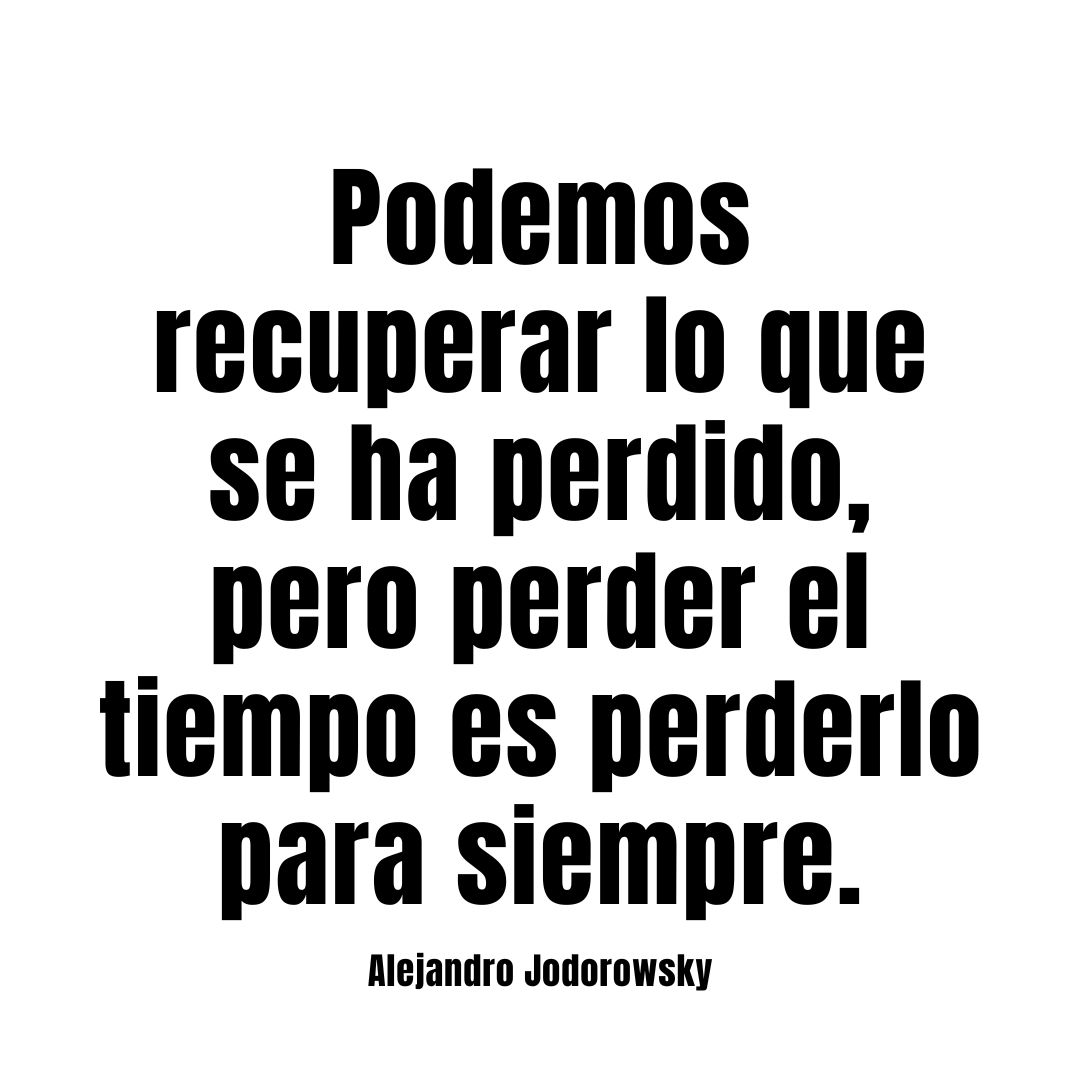 alejodorowsky's tweet photo. Perder el tiempo... https://t.co/3K3mBlTmjE