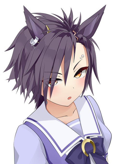 毎日ガチャ94 「いいか、最終コーナーのここで必ず前に出ろ。そうすりゃまず負けねぇから・・・っておい、聞いてんのか?」 #ウマ娘 #エアシャカール