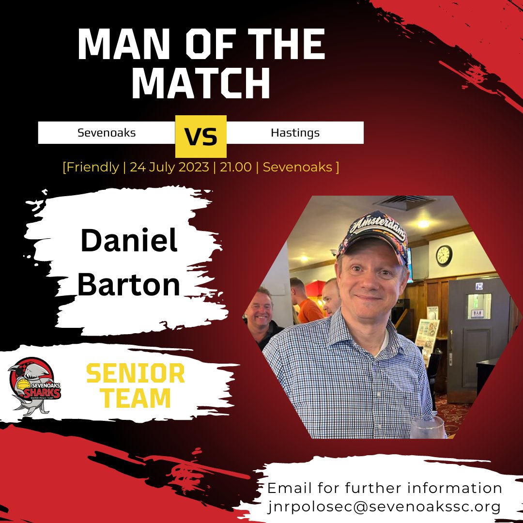 Sevenoaks man of the match went to Daniel Barton