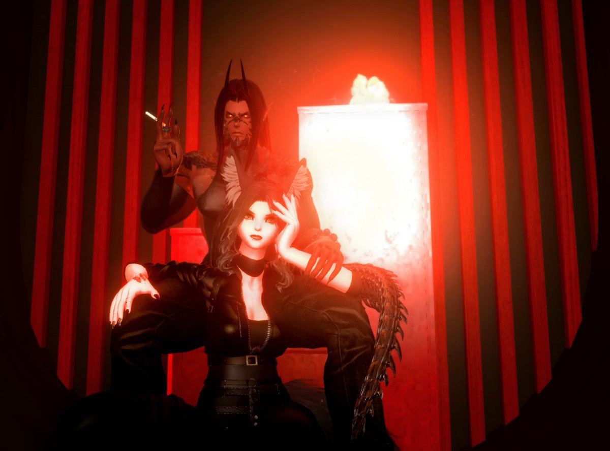 Fenn_Odonnell's tweet photo. @OmukadeVaz couldn't put his ciggy down for one photo. Of course I stole it later.
Thank you for collab! It was fun even if you DC'd XD
| #ffxivscreenshots | #GPOSERS | #reshade | #ffxivsnaps | #KisparMods | #loonymods | #Miqote | #OCscreenshot | #bynnopose | #SMStudios | https://t.co/RHtP8WsLUg