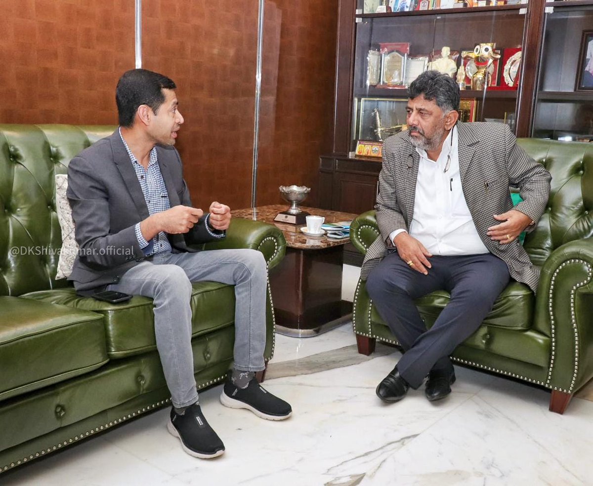 Rubicon Water (@rubiconwater) on Twitter photo Yesterday, our GM Sumith Choy met with the Honourable <a href="/DKShivakumar/">DK Shivakumar</a>, Deputy CM and Minister for Water Resources - Govt. of Karnataka. The focus was on improving water resources to support growers and the community, building on KBJNL's success. #WaterResources #Karnataka Yesterday, our GM Sumith Choy met with the Honourable <a href="/DKShivakumar/">DK Shivakumar</a>, Deputy CM and Minister for Water Resources - Govt. of Karnataka. The focus was on improving water resources to support growers and the community, building on KBJNL's success. #WaterResources #Karnataka