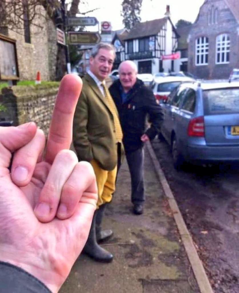 Farage has had a win.

Retweet if you think that he's still a twa*t.
