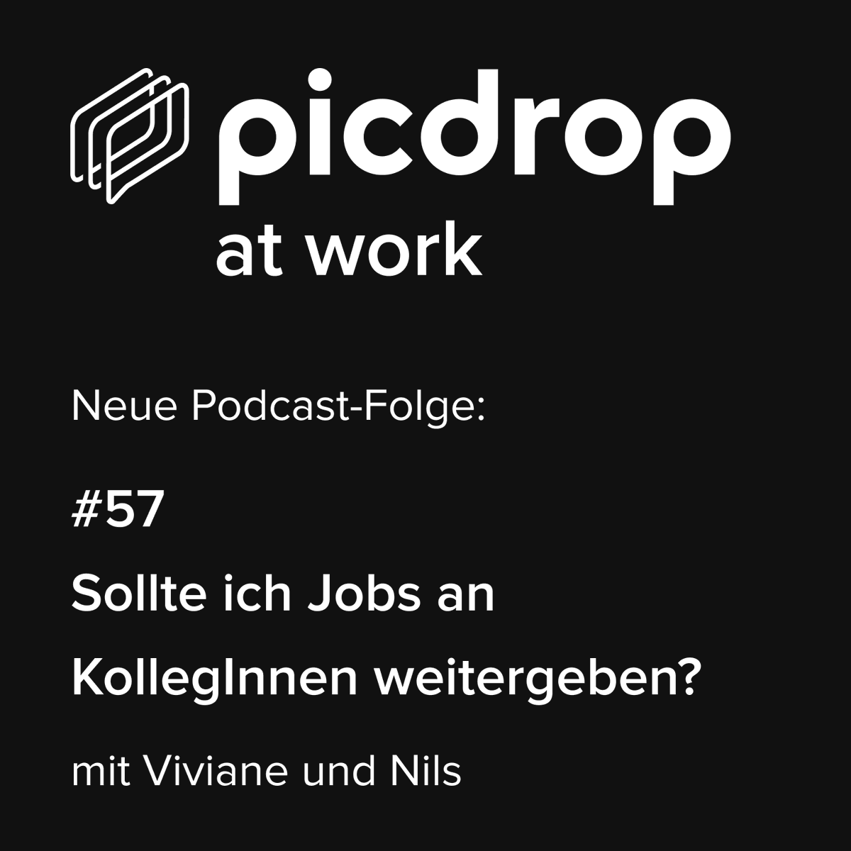 WeArePicDrop's tweet photo. 🚨 picdrop Podcast #57 👉 JOBS WEITERGEBEN - EINE GUTE IDEE? Wie gebe ich Aufträge sauber an KollegInnen weiter? Und was gibt es dabei zu beachten? Und ist das überhaupt eine gute Idee? Fragen über Fragen. Antworten wie immer unter 👉https://t.co/n7YP81fp9w https://t.co/giXqyqVSvO