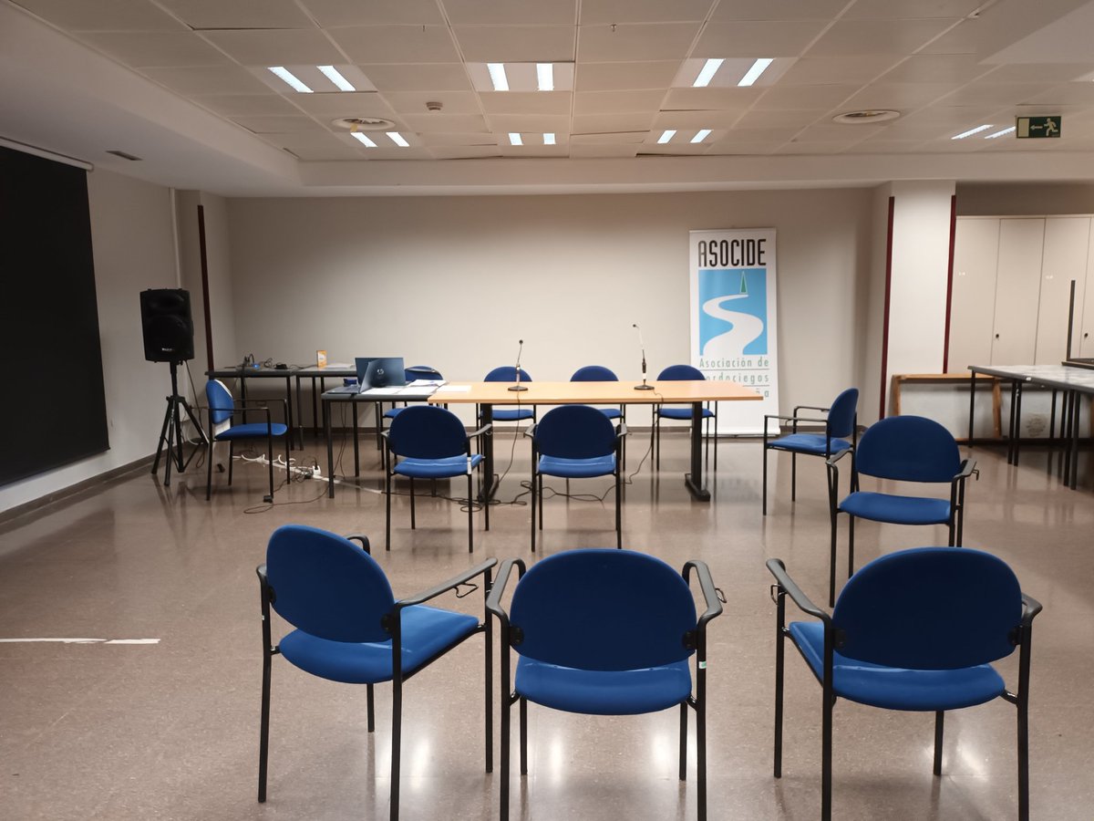 Ya tenemos todo preparado para dar comienzo a la Asamblea General Ordinaria de ASOCIDE 2023. #personassordociegas <a href="/DTASOCIDEAragon/">ASOCIDE ARAGÓN</a> <a href="/ASOCIDECyL/">ASOCIDE CyL</a> <a href="/ASOCIDECMadrid/">ASOCIDE CMadrid</a>
