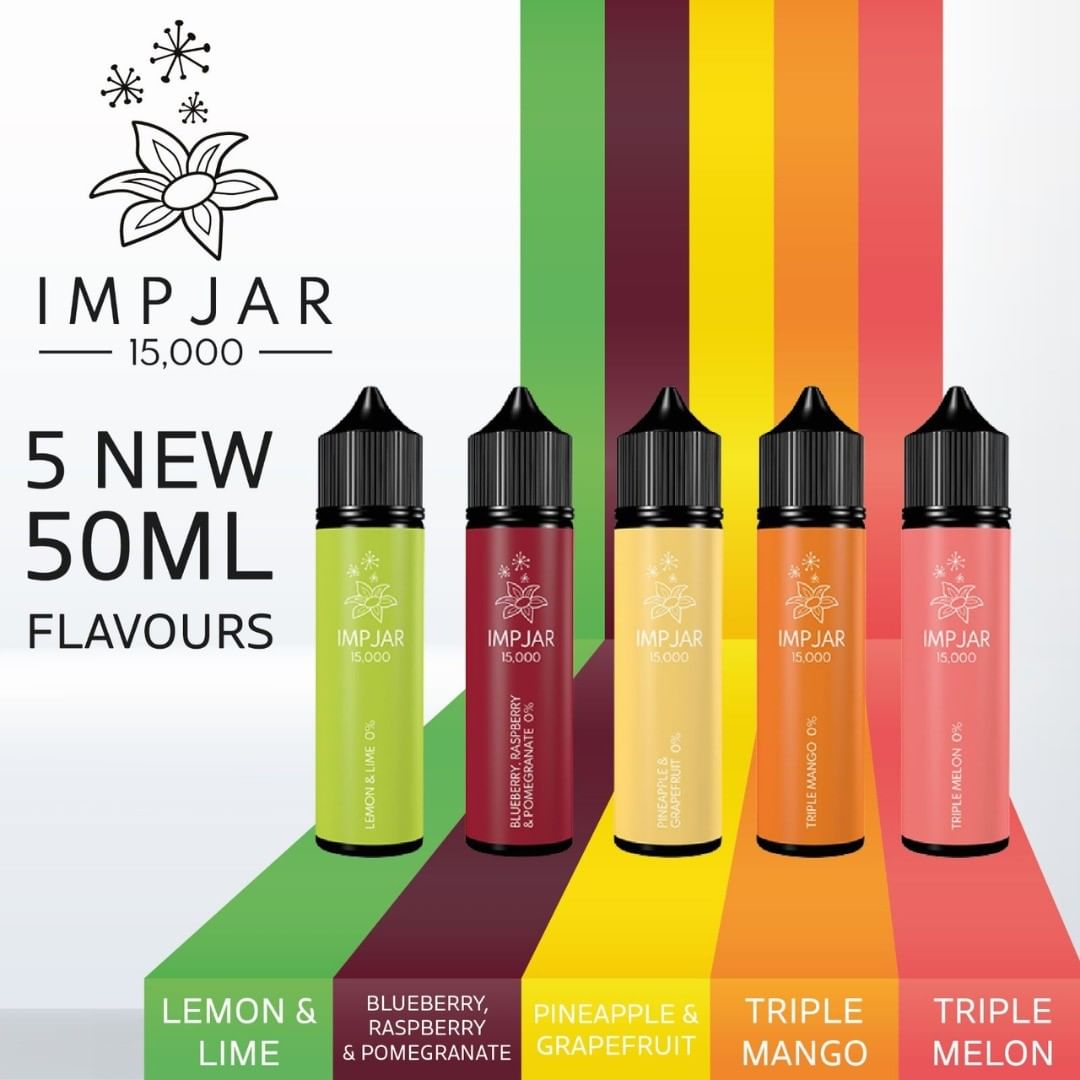 Imp Jar (@impjarliquids) on Twitter photo Thanks for the share <a href="/FlawlessVape/">Flawless Vape Shop</a> !
π’ New Additions To The Impjar Range :
π Pineapple Grapefruit
π₯ Triple Mango
π Triple Melon
π Lemon Lime
Blueberry Raspberry Pomegranate" Thanks for the share <a href="/FlawlessVape/">Flawless Vape Shop</a> !
π’ New Additions To The Impjar Range :
π Pineapple Grapefruit
π₯ Triple Mango
π Triple Melon
π Lemon Lime
Blueberry Raspberry Pomegranate"