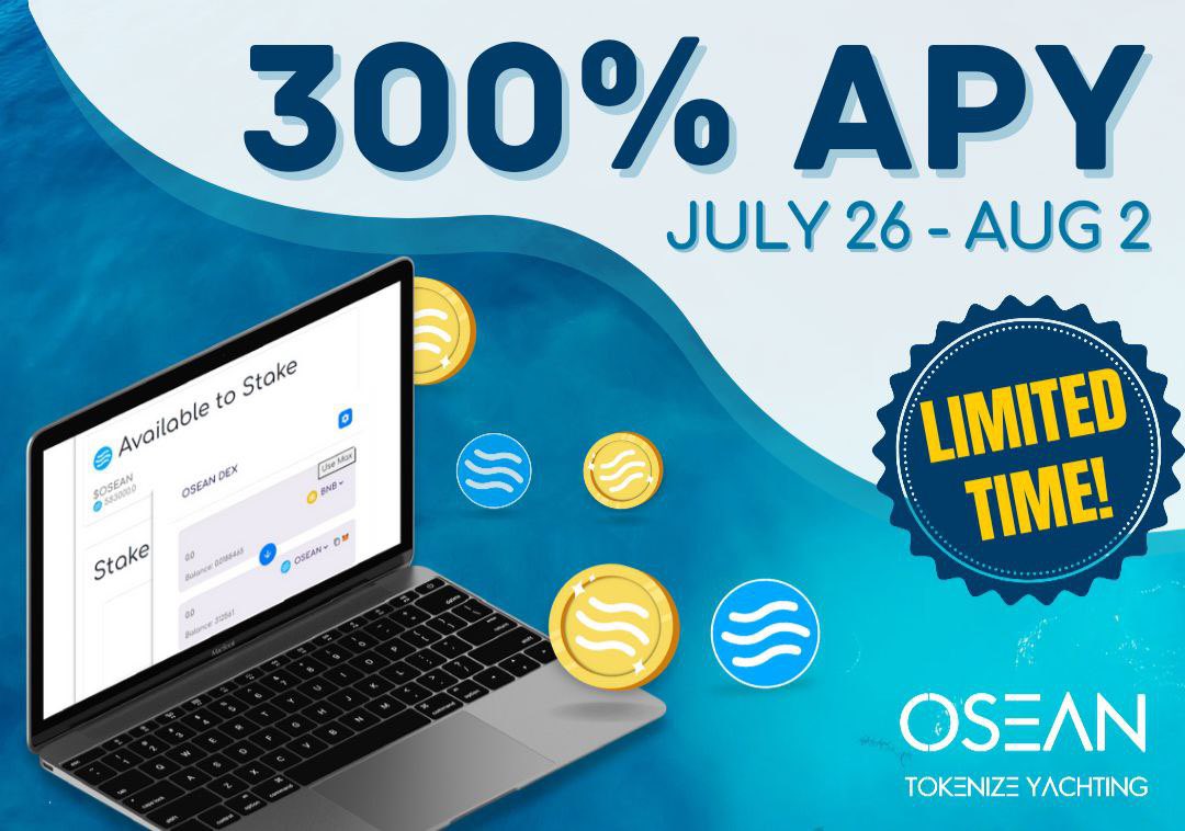OfficialTravlad's tweet photo. Limited time 300% APY on @OseanDao ( Short period, not some stupid offering ). There is also a $3,000 giveaway opportunity. 

Aim is to reduce the risk for newer investors that are interested in tokenized yachting and to welcome new investors to the community. 

Feel free to join their telegram and ask any additional questions; https://t.co/diJi0Xofss

Disclaimer: https://t.co/BnxUKpWU2z