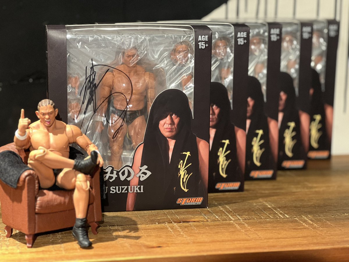 ストームコレクティブルズ 鈴木みのる サイン入り フィギュア PILEDRIVER公式 on X