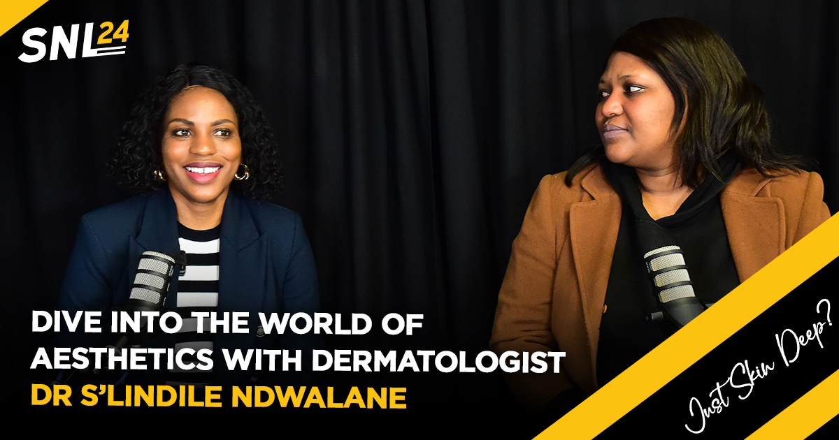 snl24sa's tweet photo. Tune in to the recent Just Skin Deep podcast and hear from specialist dermatologist Dr. S'lindile Ndwalane as she discusses botox, fillers, and vampire facials.
https://t.co/yhUBkQha4u https://t.co/BWINyOsCKN