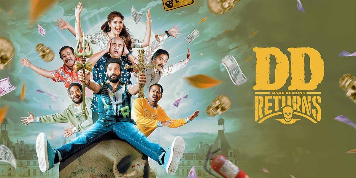 Rathnaatalkees's tweet photo. #Friday onwards 28.07.23   #Santhanam in  #DD RETURNS movie Daily 4 shows #Pondy #Rathnaa talkiees A/c Dolby Atmos... Online booking open now get your tickets on #bookmyshow #pondymovieupdate @inPuducherry @iamsanthanam #santhanamfansclub https://t.co/7JNRalGfsk