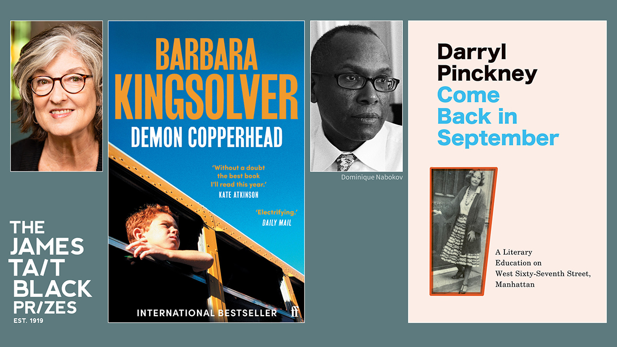 We are thrilled to announce Barbara Kingsolver is the fiction winner and Darryl Pinckney is the biography winner of the #JamesTaitBlack Prizes – the UK’s longest-running #book awards, judged by staff & students @LLCatEdinburgh. Find out more ➡️ edin.ac/3KhZo5N