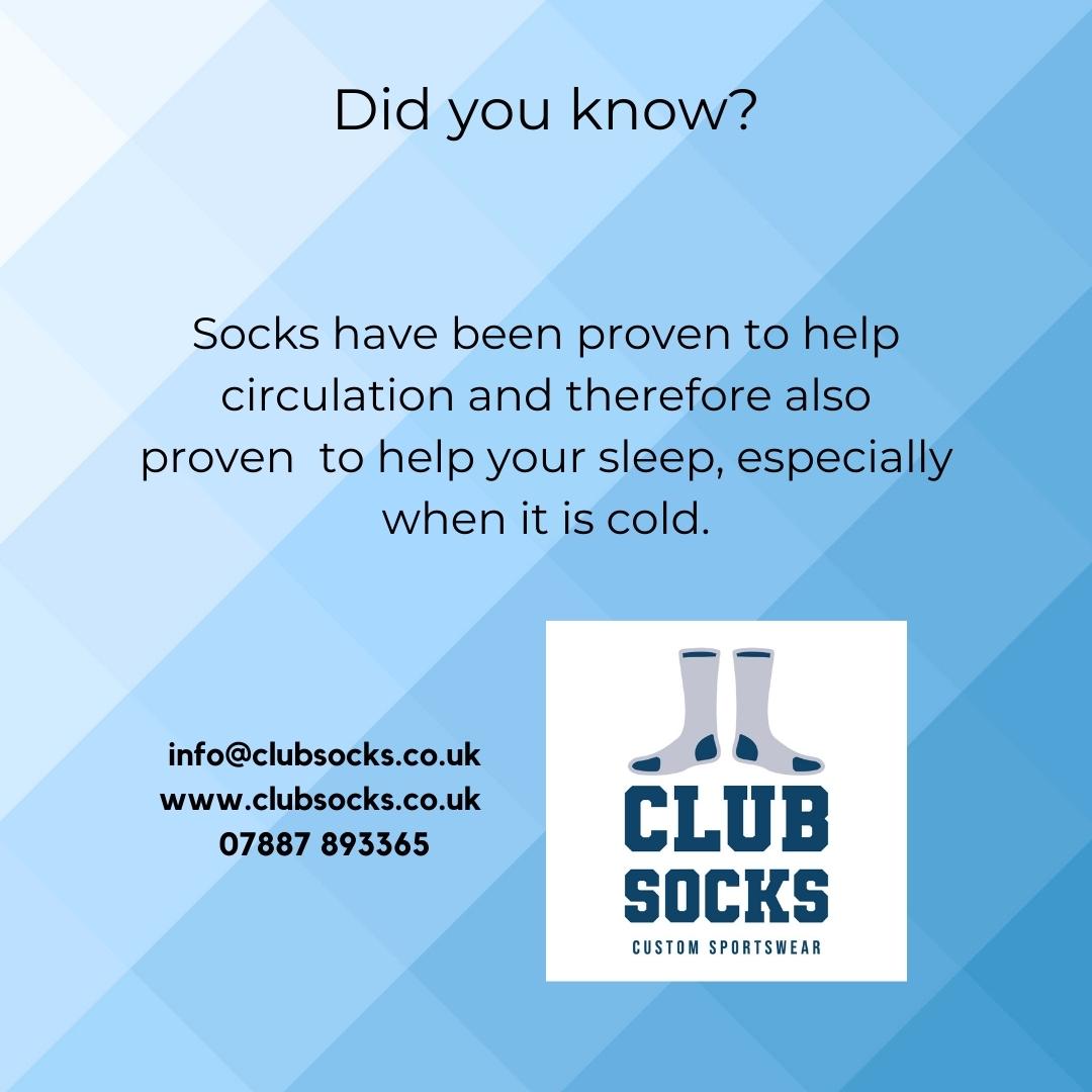 ClubSocks's tweet photo. Wisdom Wednesday
Did you know?
Socks have lots of benefits.
If you are looking for sports socks look no further than Club socks!
Get in touch for more information.
#clubsocks #socks #sportsteam #sportskit #hockey #football #cricket #hockey #wisdomwednesday #sockfact https://t.co/7gzefI6WT5