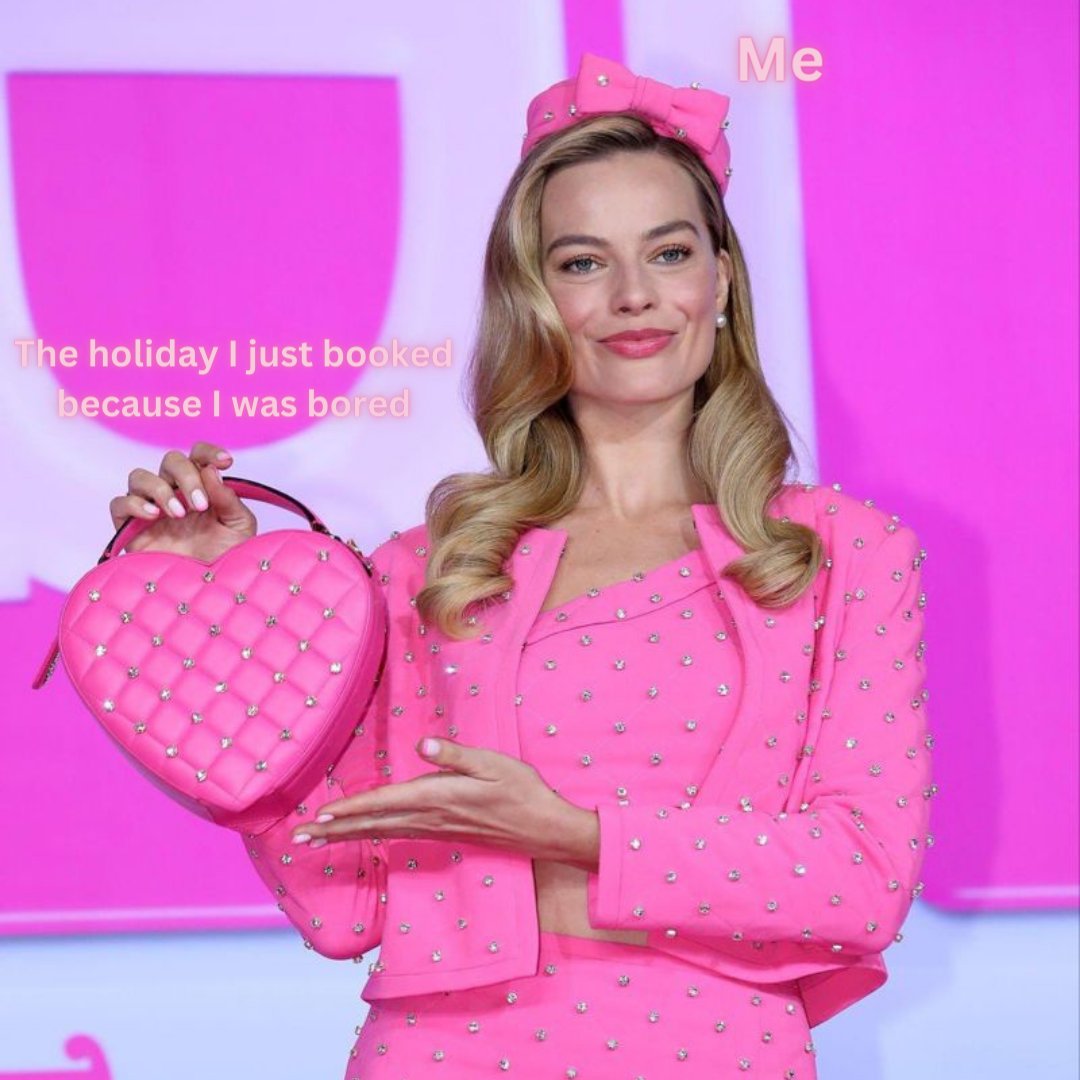 destination2uk's tweet photo. What else am I supposed to do at 2am on a Wednesday? 📲💗🤷♀️
#barbie #barbiemovie #margotrobbie #holiday #meme #destination2 https://t.co/yepl3NzByu