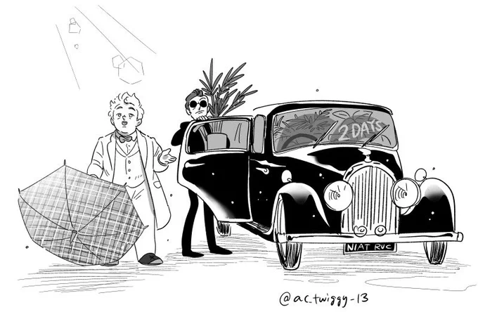 Good Omens season2, 2 days left ... I still can't believe it... 👼😈 