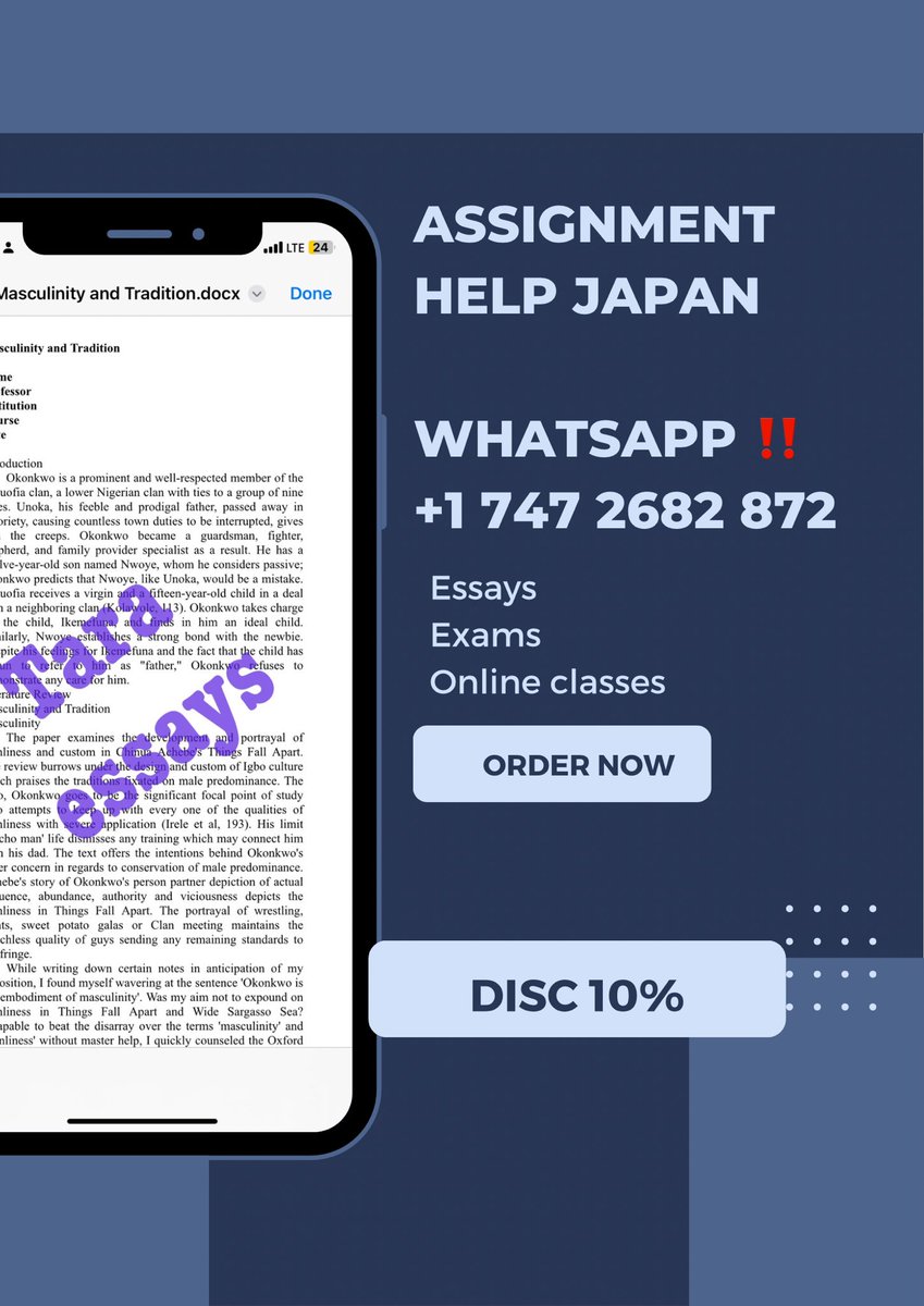 EssayScripto's tweet image. 📚 Experiencing assignment woes in Japan? Let us be your academic superhero! Our service is designed to elevate your performance and reduce stress. 🚀#AssignmentHelpService #CollegeStudents #EssayAssistance #ResearchPaperHelp #StudyTips #JapanEducation 慶應義塾 妻の取調官 boosie