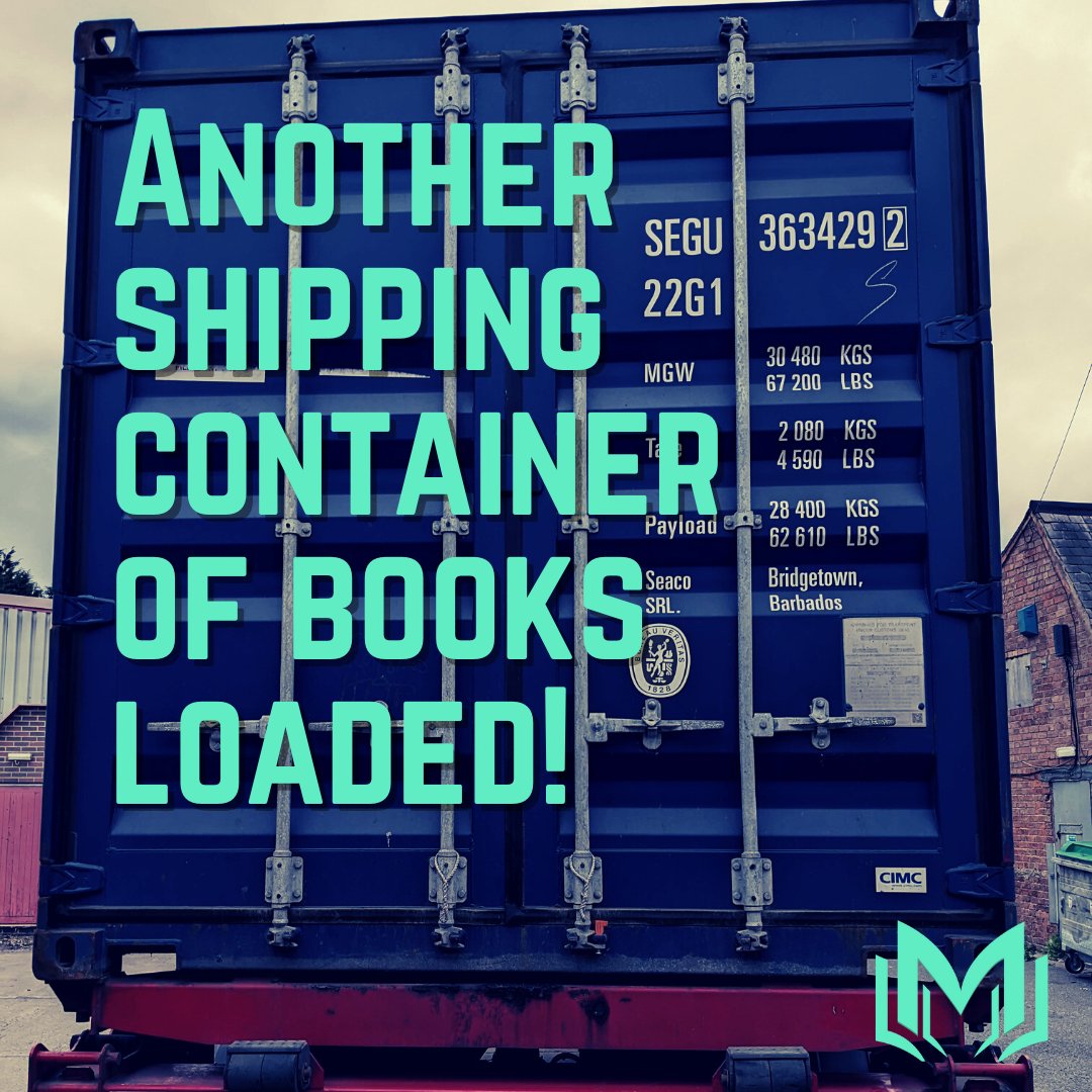 monsterbookshop's tweet photo. 📦⛴️ Another shipment to our export customer loaded and ready to go! 🗾 Need wholesale books? Look no further – we're your one-stop-shop for wholesale books! 📚🛍

#wholesalebooks #onlinestore #exportcustomer #bulkbooks #export #wholesale #booksellers https://t.co/Fkm5OcBLGa