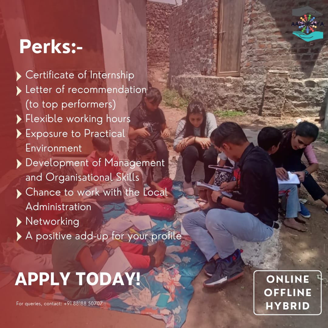 Calling Delhi University students with a passion for doing good! Embrace our Social Internship Program and be a catalyst for change! 🌟 Apply now: forms.gle/XQ5nGQdMfeB8Ry…
#delhiuniversity #internship #DU #ngo