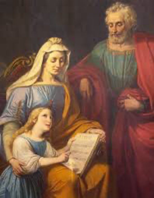 Feast of St. Joachim & Anna, the parents of Mary, the grandparents of Jesus. In honouring them we celebrate the role grandparents play in all our lives… blessings on all grandparents…
