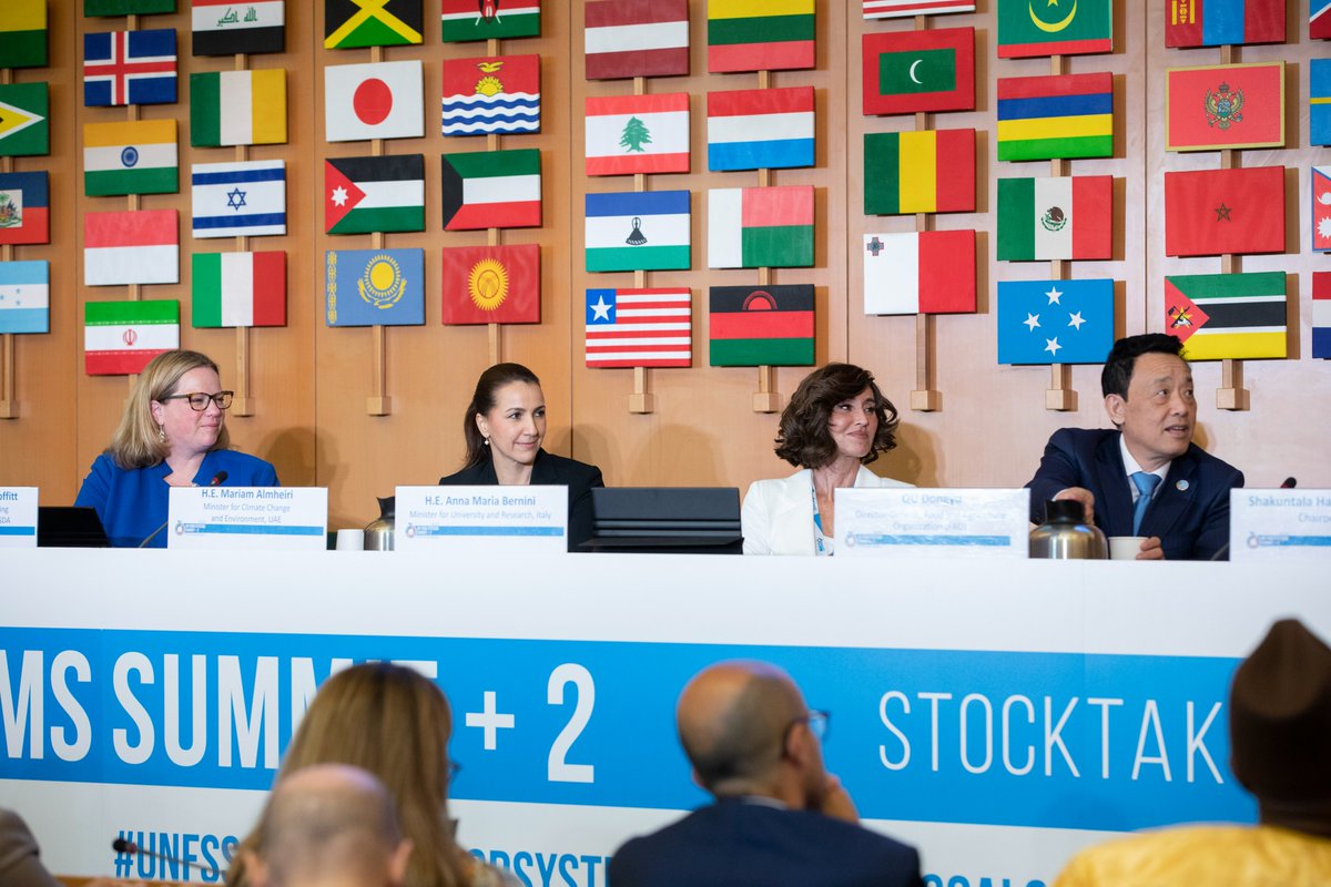 FAOScienceChief's tweet image. 💡Science, technology &amp;amp; #AgInnovation will  speed up the transformation of our agrifood systems.

Together, scientists of all disciplines, policy makers and the society can work together to find evidence-based &amp;amp; contextualized solutions.

📺media.un.org/en/asset/k1f/k…

#UNFSS2023