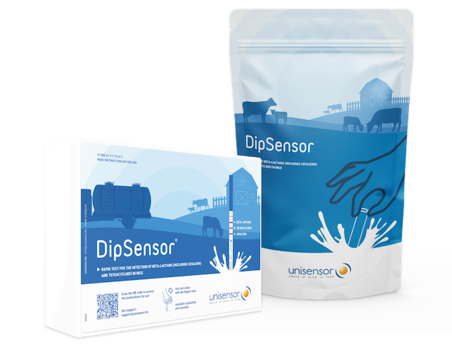 UnisensorBE's tweet photo. 📣🚀 Unisensor, en partenariat avec LAITERIE DES ARDENNES, participera à la #FoiredeLibramont, du 28 au 31 juillet! 🎪🌾Venez découvrir #DipSensor, notre test en une étape pour la détection rapide des antibiotiques dans le lait 🐄🐐🐏. Un test validé @ILVOvlaanderen. https://t.co/DFkSUAiIfr
