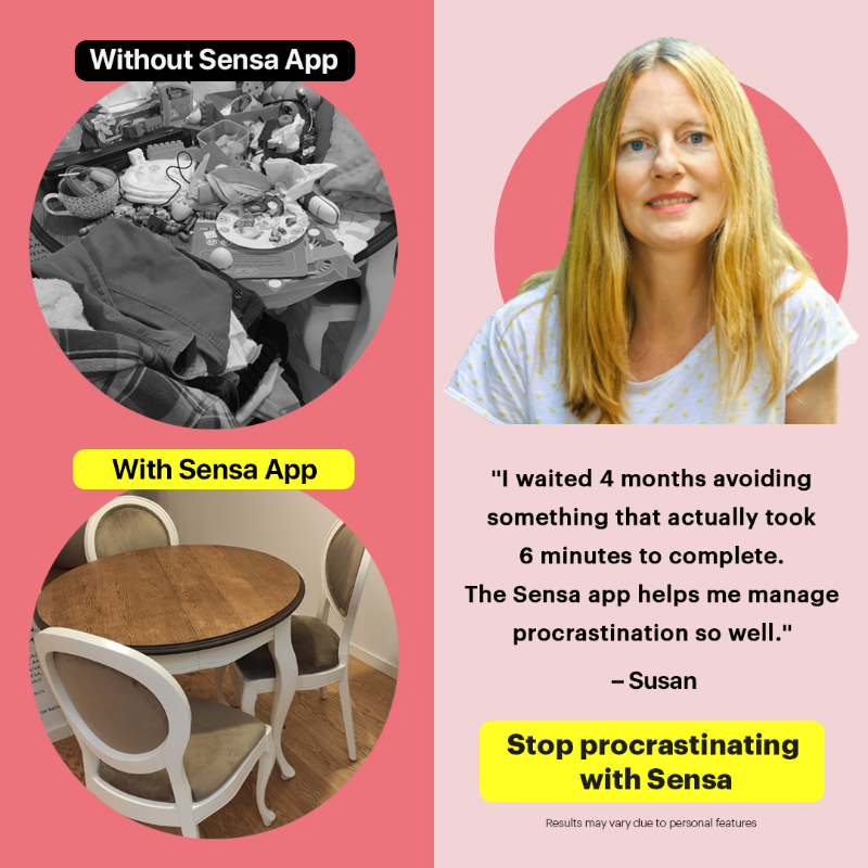 SensaHealth's tweet photo. 🌟Discover effective strategies and techniques to break free of procrastination with Sensa
🌟For a limited time only, we’re offering an exclusive 7-day trial. 🎁
