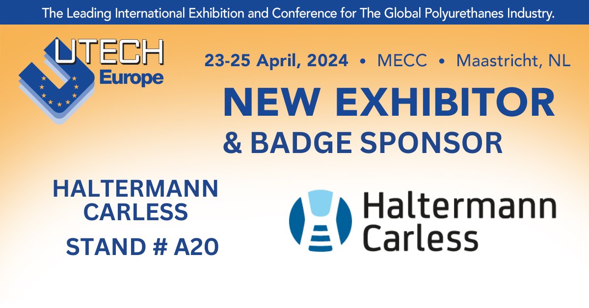 UTECH Polyurethane (@utech_pu) on Twitter photo We are delighted to welcome Haltermann Carless to UTECH Europe 2024 at MECC, Maastricht, 23-25 April 2024. <a href="/HaltermnnCarlss/">Haltermann Carless</a> is a leading international supplier of high-value hydrocarbon-based speciality products including all 3 isomers of pentane. ow.ly/jJcn50PkTMJ We are delighted to welcome Haltermann Carless to UTECH Europe 2024 at MECC, Maastricht, 23-25 April 2024. <a href="/HaltermnnCarlss/">Haltermann Carless</a> is a leading international supplier of high-value hydrocarbon-based speciality products including all 3 isomers of pentane. ow.ly/jJcn50PkTMJ