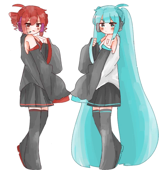  #重音テト #初音ミク 