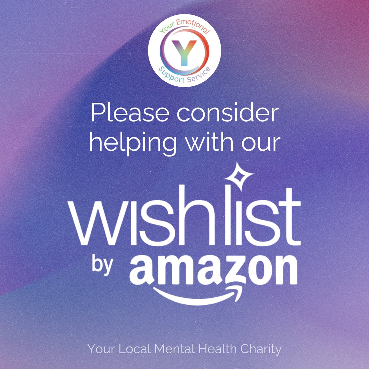 📷We have launched our Amazon Wish List📷

Want to help YESS Charity but not sure how?

How about donating one of the items on our charity wish list, it’s so simple.

Click the link to see our Wishlist: amzn.eu/4MX98ks

We truly appreciate your support!💜