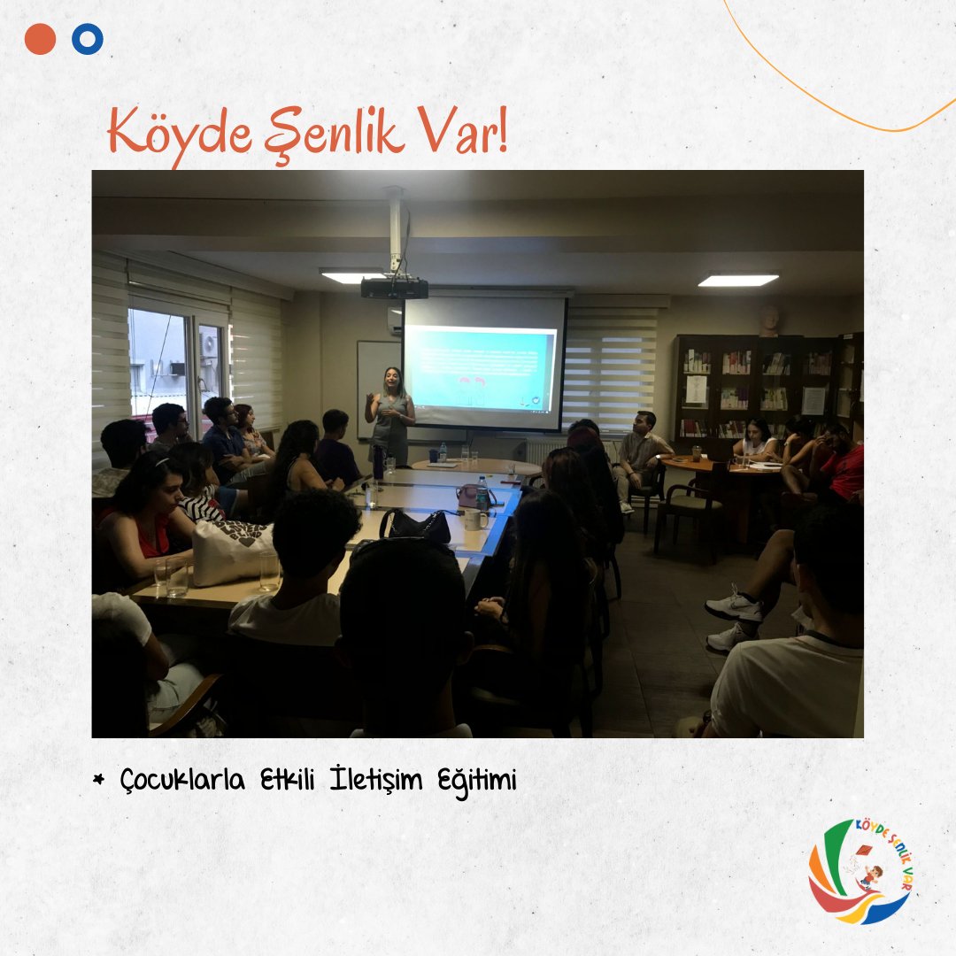 Köyde Şenlik Var Mutfak Ekibi olarak İzmir Şubemizin gençleri ile proje öncesi “Çocuklarla Etkili İletişim Eğitimi” gerçekleştirdik! 🍀

#köydeşenlikvar
#cagdasgenclikizmir