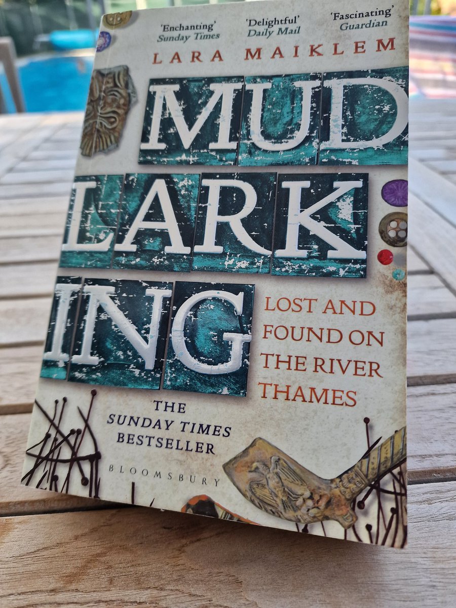 OliverBone5's tweet photo. Loving delving into the Thames mud with Lara Maiklem. Perfect holiday reading! @LondonMudlark https://t.co/TwTfkcnrnp