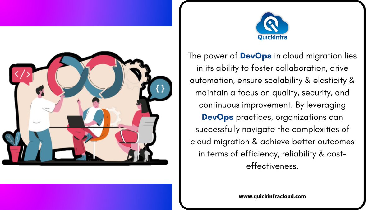 "Simplify DevOps with Quickinfra".

Visit us:- quickinfracloud.com

For a free trial register here:- quickinfracloud.com/trial-access

Schedule a Demo:- bit.ly/3MIfq96
AWS Marketplace:- go.aws/3zDtxb0

#Quickinfra

#Cloudmigration #DevOps #security #automation