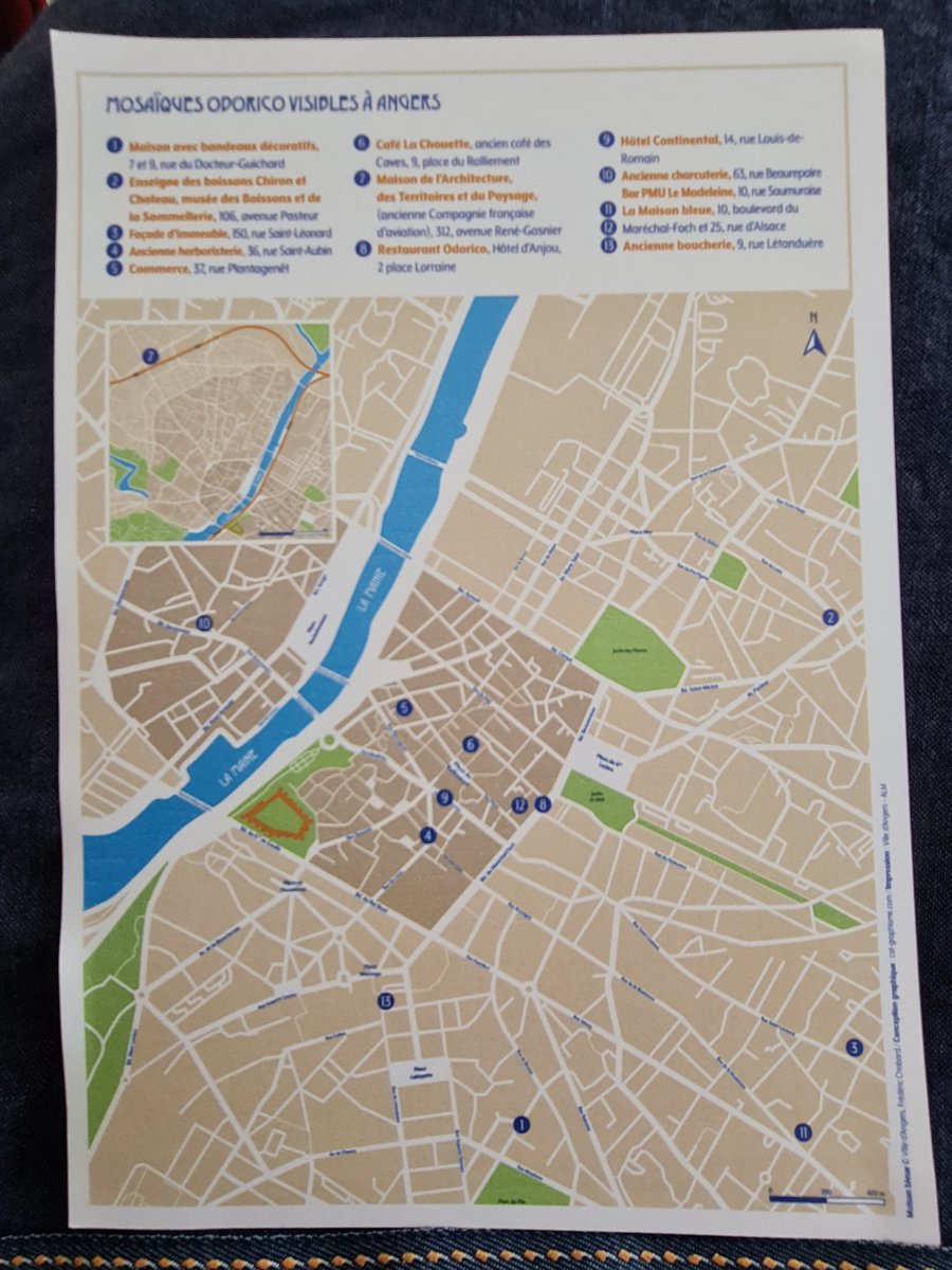 ISAGRAM49's tweet image. #CultureAngers🔷️🟨
#VisiteGuidée @Dest_Angers
Dans le cadre de l’exposition #Odorico mosaïstes, partez à la rencontre des différents décors de mosaïques dans le centre-ville d’Angers. 
🚩Parvis du #GrandThéâtre, #PlaceDuRalliement @Angers
⏰️ 2 h
👇
marketplace.awoo.fr/660/Product?re…