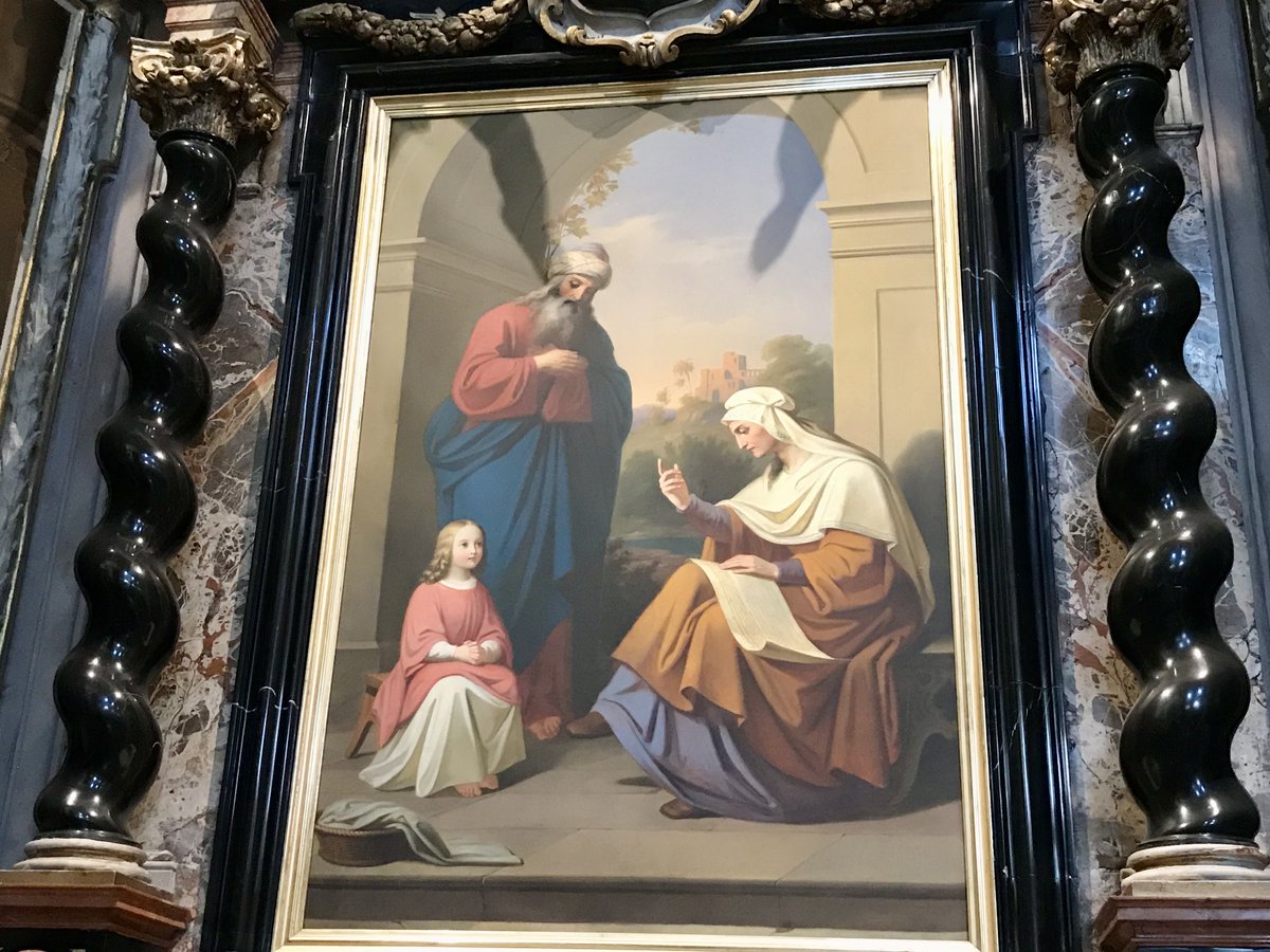 Dziś wspomnienie świętych Joachima i Anny, rodziców Maryi. Niech wspierają swym wstawiennictwem u Boga babcie, dziadków i wszystkich seniorów!

Obraz: H. de Stanu, Maryja jako dziecko z rodzicami Anną i Joachimem, 1877, Bellinzona.
#babcia #dziadek #seniorzy #Leonianum #rodzina