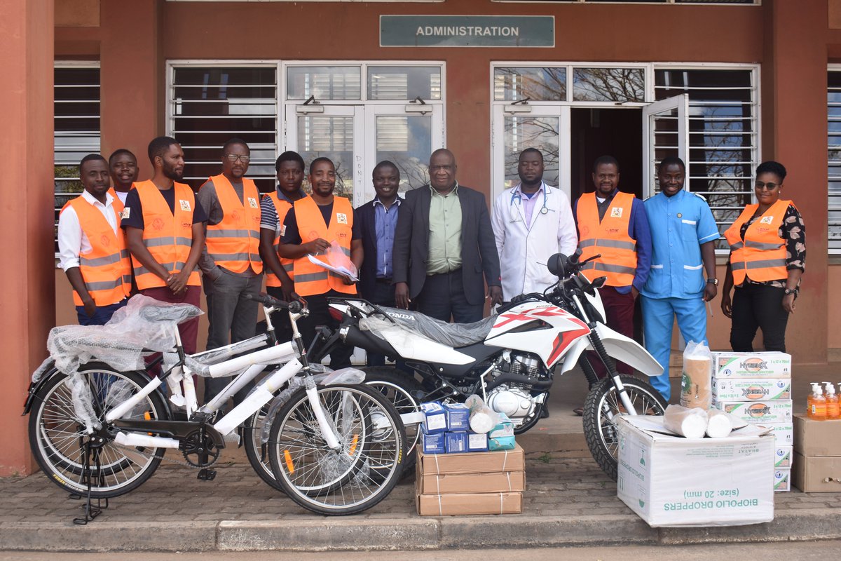 VaccinActionNet's tweet photo. The Chiladzulu District Hospital experienced a healthcare revolution with a significant donation from the Christian Health Association of Malawi (CHAM). Essential medical supplies, bicycles, and motorcycles were generously provided, transforming the hospital's service delivery. https://t.co/Ikws32NMdy