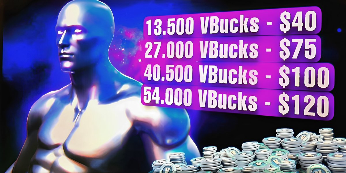 I'm giving away VBucks to a few of you for the Futurama Cosmetics! 🤖

To Enter 👇
- Retweet this ♻️
- Follow Me (<a href="/Silverxsx/">SILVER</a>)

(Btw, i'm also taking Orders for Cheap &amp; legit VBucks, check out the Prices below 👇 DM to Buy)