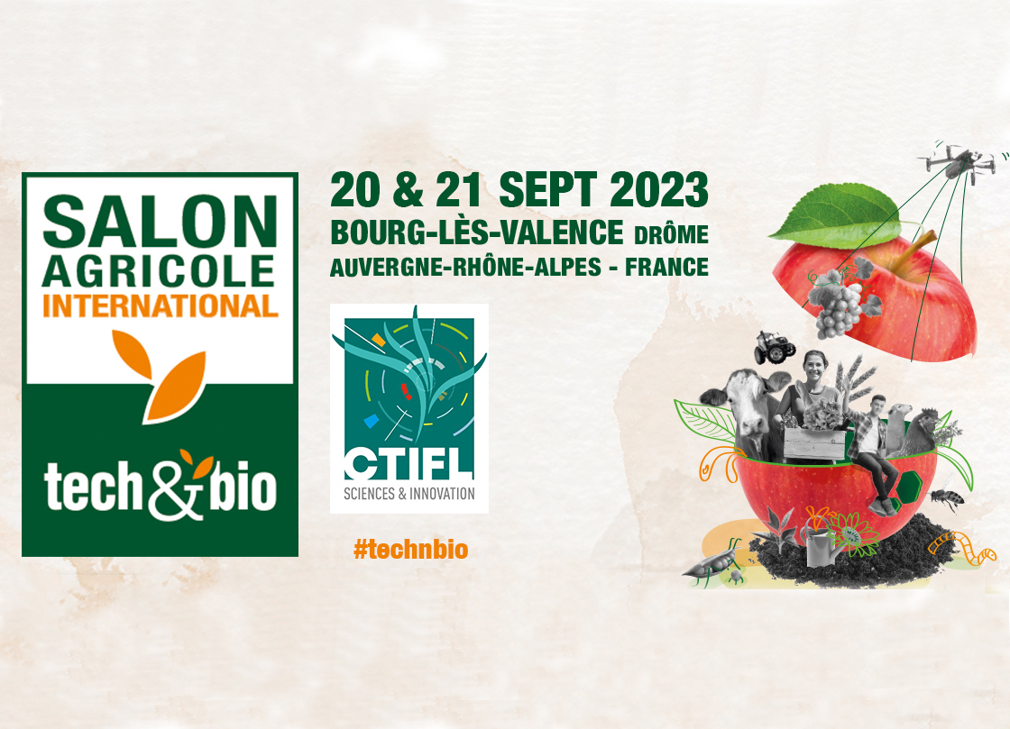 [#RDVduCTIFL] Le #CTIFL sera présent à Tech&amp;Bio les 20 et 21 sept.😀
Découvrez nos conférences : bit.ly/46ItU2w@TECHet…