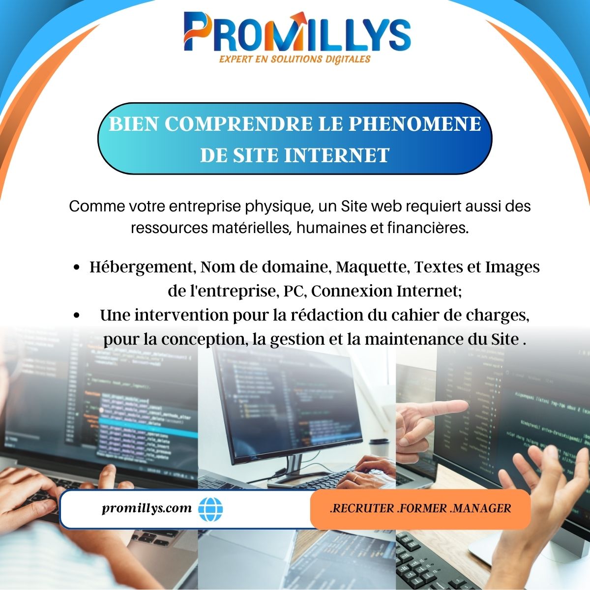 MillyNadege's tweet image. Le Site Internet rend votre activité accessible et visible par tous, optimisé, il est indexé par les moteurs de recherche et apparait parmi les premiers résultats sur les moteurs de recherche.
🔷 BESOIN DE VOUS Y LANCER?
Contactez nous via le lien suivant
promillys.com/nous-contacter/