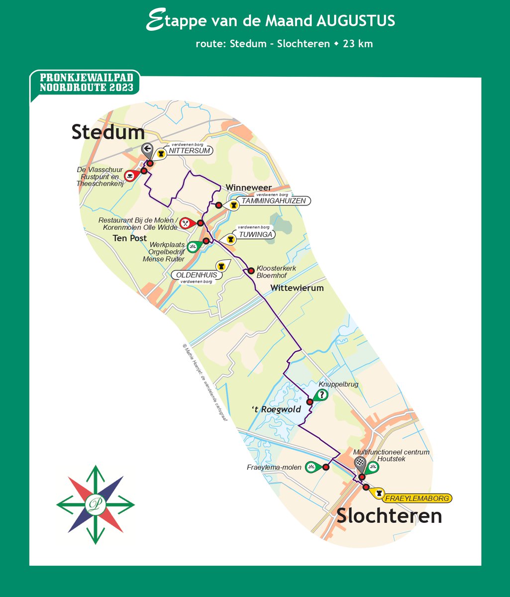pronkjewailpad's tweet photo. Zaterdag 5 augustus, opening #EvdM. Met oa 4 (verdwenen) borgen, knuppelpad @troegwold, Kloosterkerk Wittewierum en Vlasschuur Stedum #rustpunt Start Fraeylemaborg 10:00 uur. Schrijf je nu in! #gastvrijgroningen #pwp2023 #etappevandemaand #groningerborgen
@HetHogeland https://t.co/LHVyIsbTkW