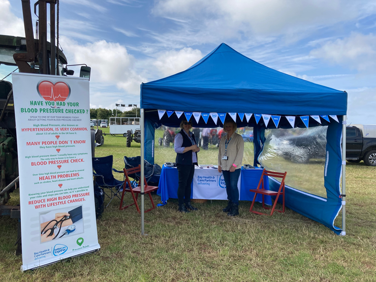grange_lakesICC's tweet photo. Come and have your BP checked (Know your numbers) #grangeandlakesicc #midfurnessicc #barrowicc #millomicc #kendalicc #easticc we will be attending some of the Agricultural shows starting today at Lonsdale and Ulverston https://t.co/s5oyftP0st