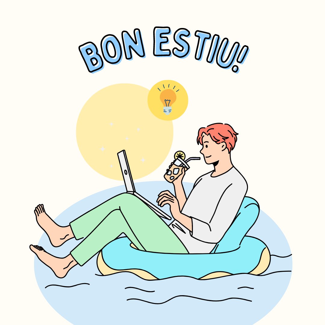 SDocenciaCRAIUB's tweet photo. Finalitza el curs 22/23☀️!

⚠️El nostre servei romandrà inactiu des del dia 4/08 fins al 27/08, ambdós inclosos⚠️

Moltíssimes gràcies per fer-nos confiança😀. Ens retrobem a l'inici del curs vinent amb les piles ben carregades, amb una versió renovada del Campus Virtual👩‍🏫 https://t.co/c5UpVcsohz