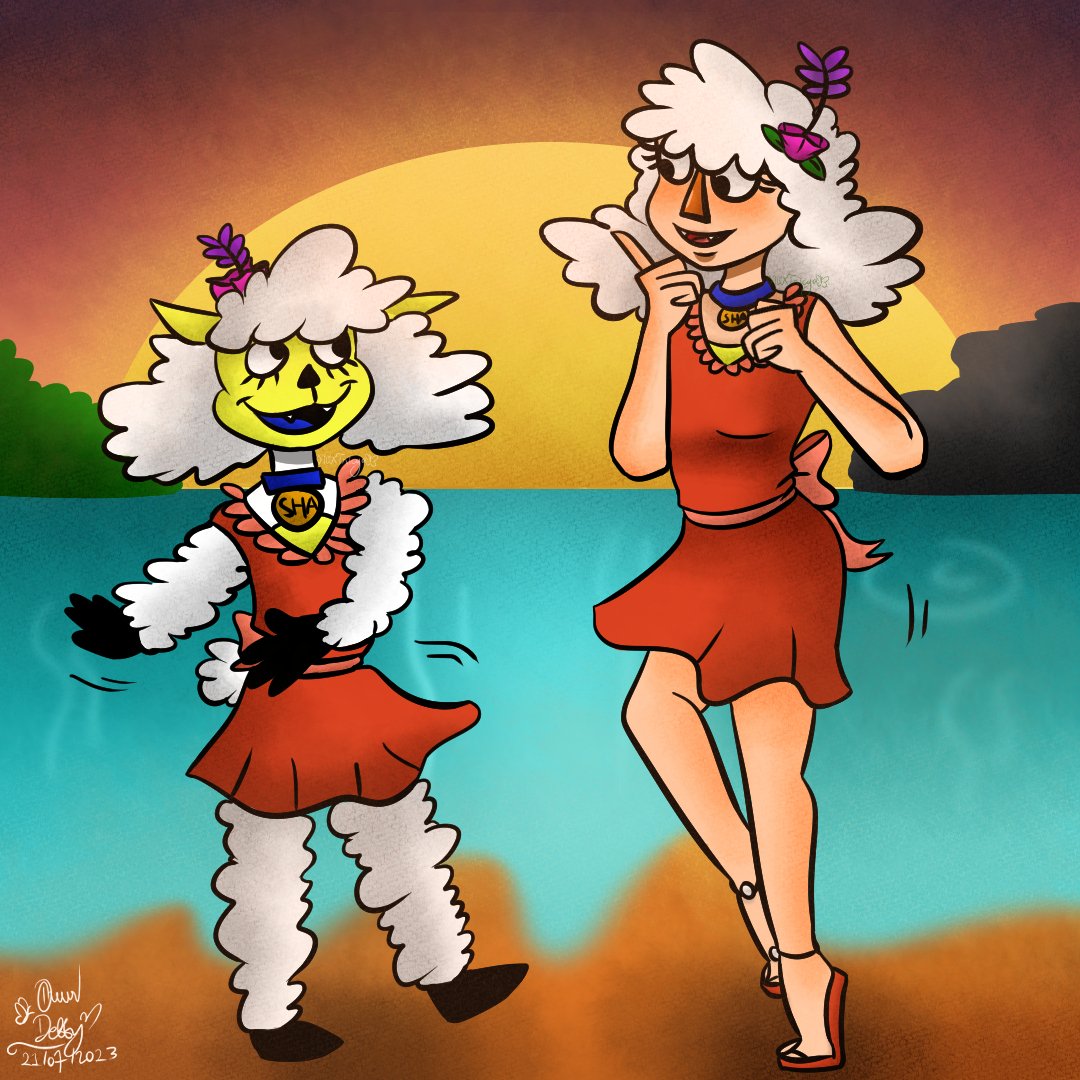DebbySieBetawi's tweet photo. Summer Dance with Sha
#fanart #TheWaltenFiles #shathesheep #twf #the_walten_files #sha #sha_the_sheep #debbysiebetawi #humanversion #humanoid #human_version https://t.co/5sifh1vKQZ