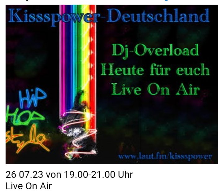 spin.de/chat/open?name… <--— hier geht es zu uns in den Gruppenraum
laut.fm/kissspower <-----hier geht es zum Player
kissspower-deutschland.de/start.php <--— hier geht es zu unserer HP