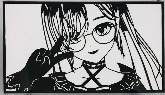 Vクリエイターの狐坂ろまさん。

#狐坂ろま
#romaの宝物co
#切り絵 