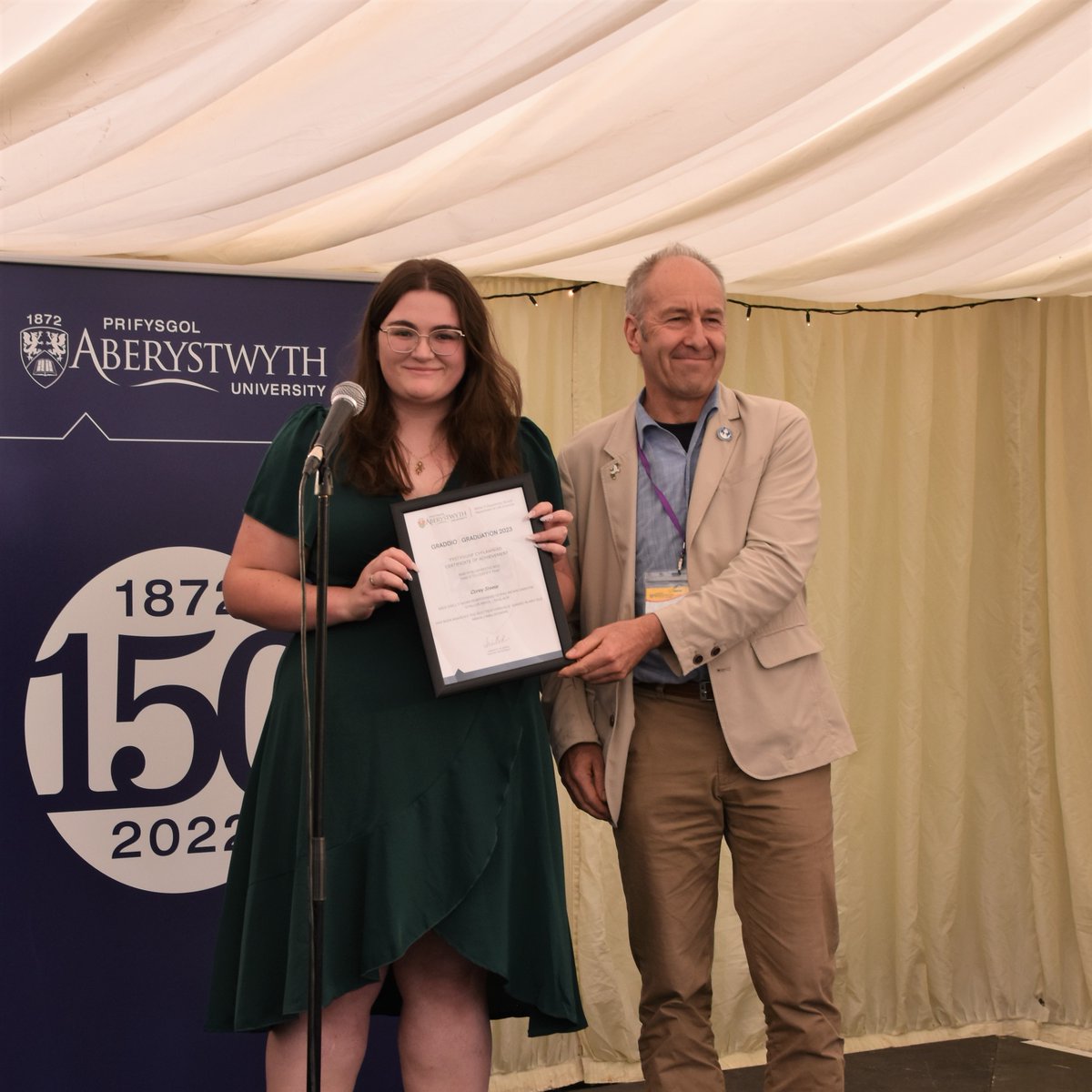 Congratulations to Corey Steele for winning the Best Performance award in MBiol/MAg scheme