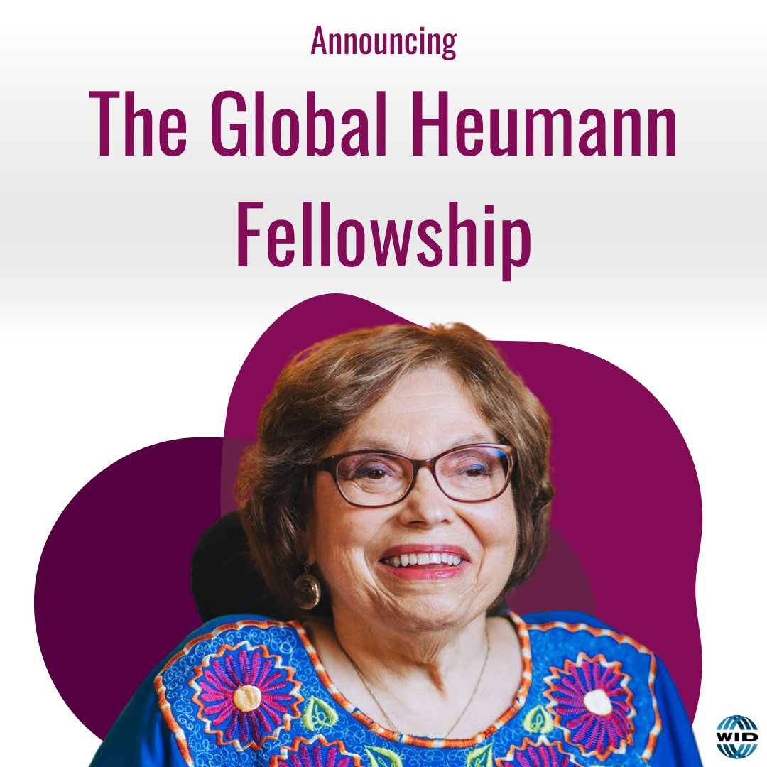 WID is pleased to announce that we are honoring our late co-founder, Judy Heumann through The Global Heumann Fellowship! The fellowship aims to develop exemplary global leaders in disability rights, justice and inclusion. Stay tuned for more information about the fellowship!