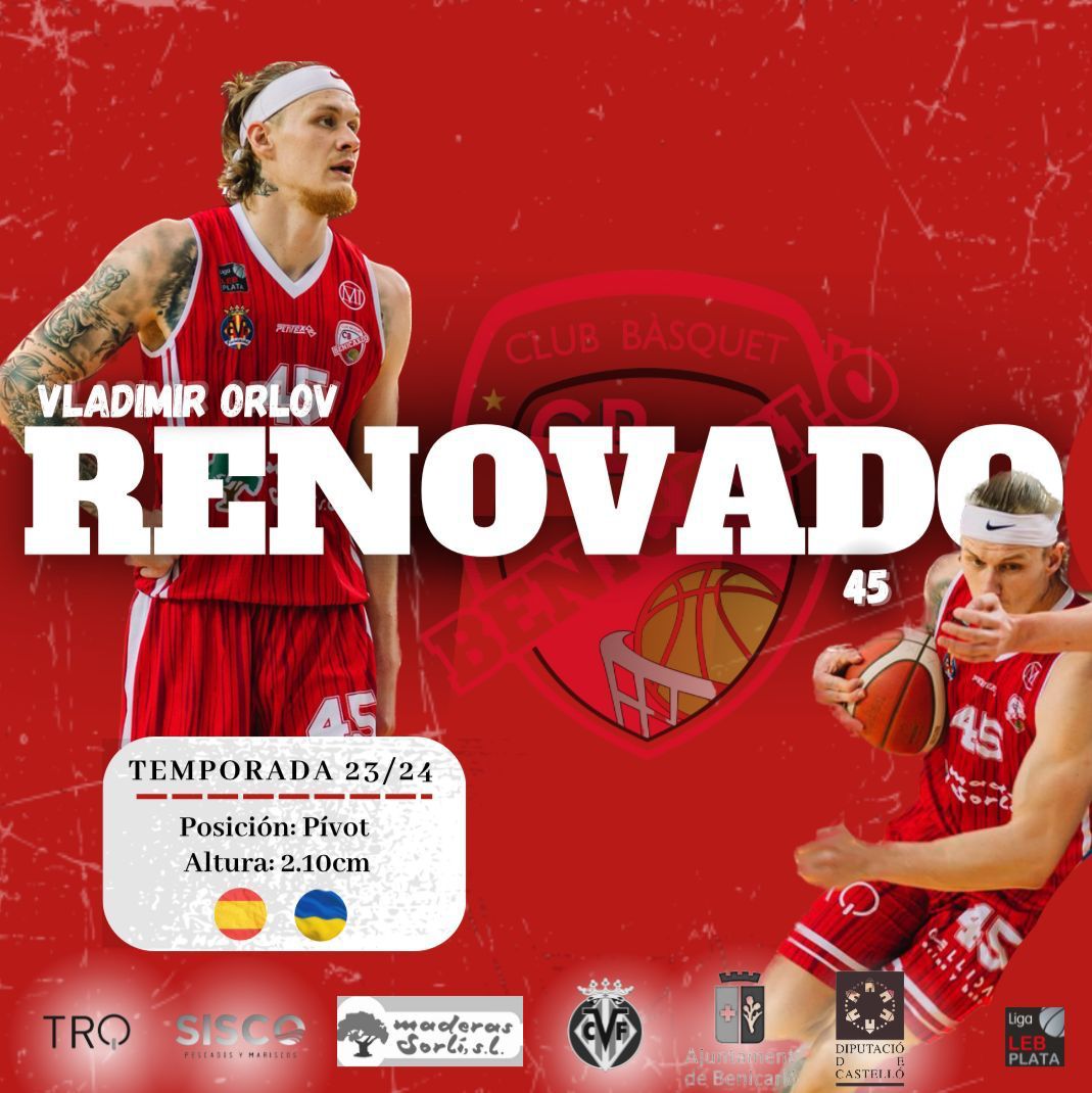 CBBenicarlo's tweet photo. ✍️ 𝗩𝗟𝗔𝗗𝗜 𝗢𝗥𝗟𝗢𝗩, 𝗥𝗘𝗡𝗢𝗩𝗔𝗗𝗢

🔴 Uno de los jugadores referentes de la Liga renueva su compromiso por 𝘁𝗲𝗿𝗰𝗲𝗿𝗮 𝘁𝗲𝗺𝗽𝗼𝗿𝗮𝗱𝗮 como rojillo.

⬇️⬇️ Noticia completa en nuestra web ⬇️⬇️

https://t.co/8ohct2FtZ3

#TodoAlRojo 🔴 https://t.co/0TceXHRlJw